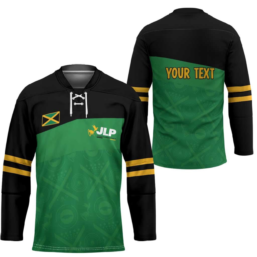 Personalized Jamaica Labour Party Hockey Jersey Proud Supporters