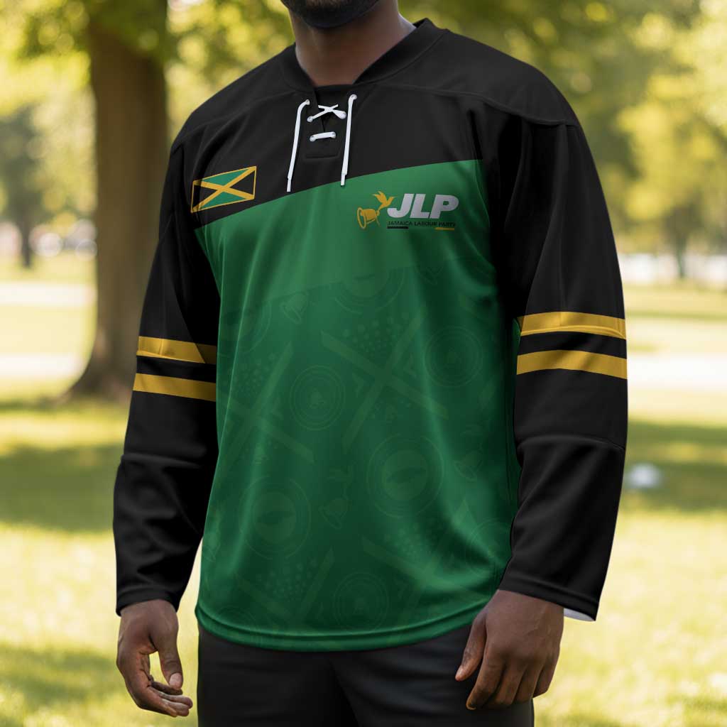 Personalized Jamaica Labour Party Hockey Jersey Proud Supporters