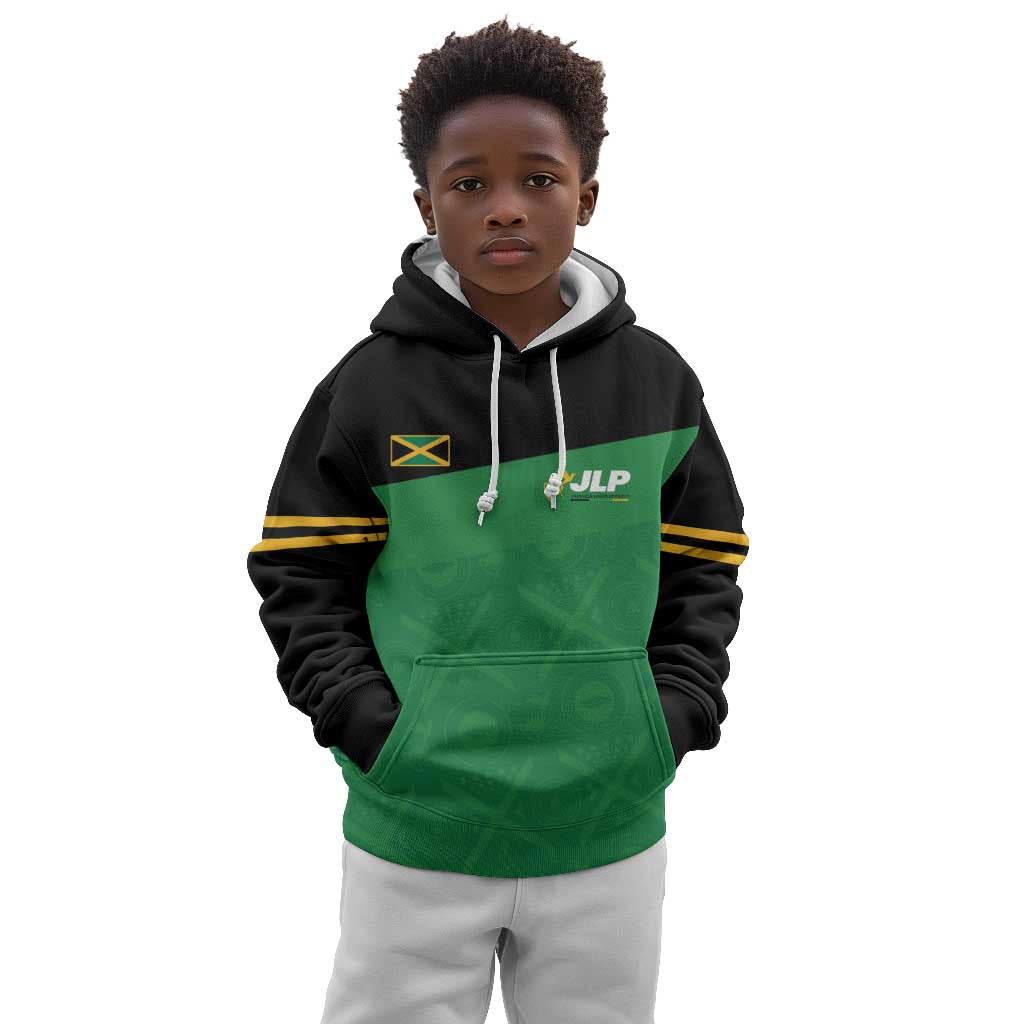 Personalized Jamaica Labour Party Supporters Kid Hoodie - African Pride
