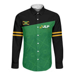 Personalized Jamaica Labour Party Supporters Long Sleeve Button Shirt - African Pride