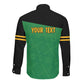 Personalized Jamaica Labour Party Supporters Long Sleeve Button Shirt - African Pride