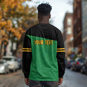 Personalized Jamaica Labour Party Supporters Long Sleeve Shirt - African Pride