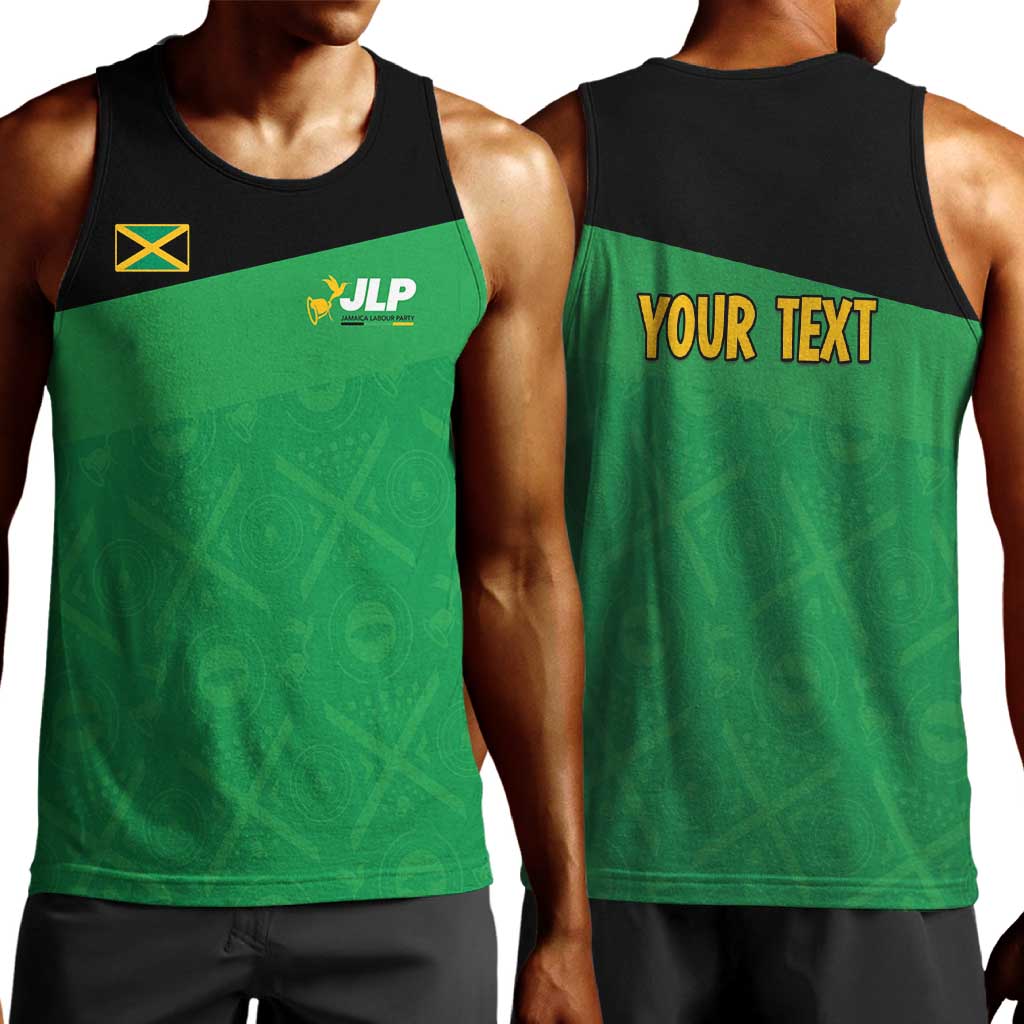 Personalized Jamaica Labour Party Supporters Men Tank Top - African Pride