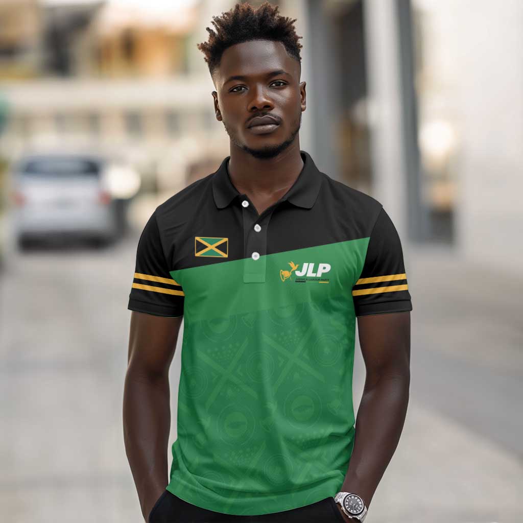 Personalized Jamaica Labour Party Supporters Polo Shirt - African Pride