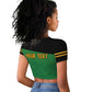 Personalized Jamaica Labour Party Supporters Raglan Cropped T shirt - African Pride