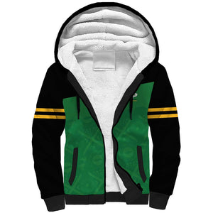 Personalized Jamaica Labour Party Supporters Sherpa Hoodie - African Pride
