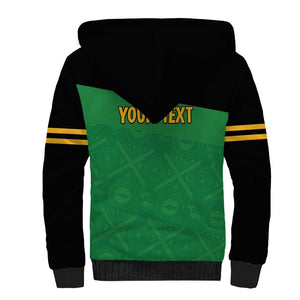 Personalized Jamaica Labour Party Supporters Sherpa Hoodie - African Pride