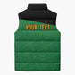 Personalized Jamaica Labour Party Sleeveless Puffer Jacket Proud Supporters