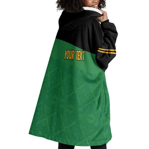 Personalized Jamaica Labour Party Supporters Wearable Blanket Hoodie - African Pride