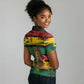 Personalised Rastafarian Lion Women Polo Shirt Cannabis Leaf Pattern