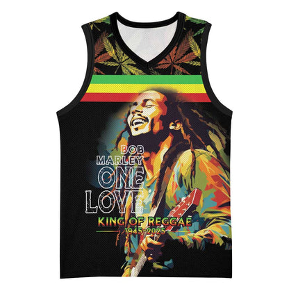 Jamaica Legend Bob Birthday Basketball Jersey Thank You For The Memories - African Pride