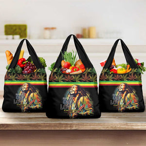 Jamaica Legend Bob Birthday Grocery Bag Thank You For The Memories