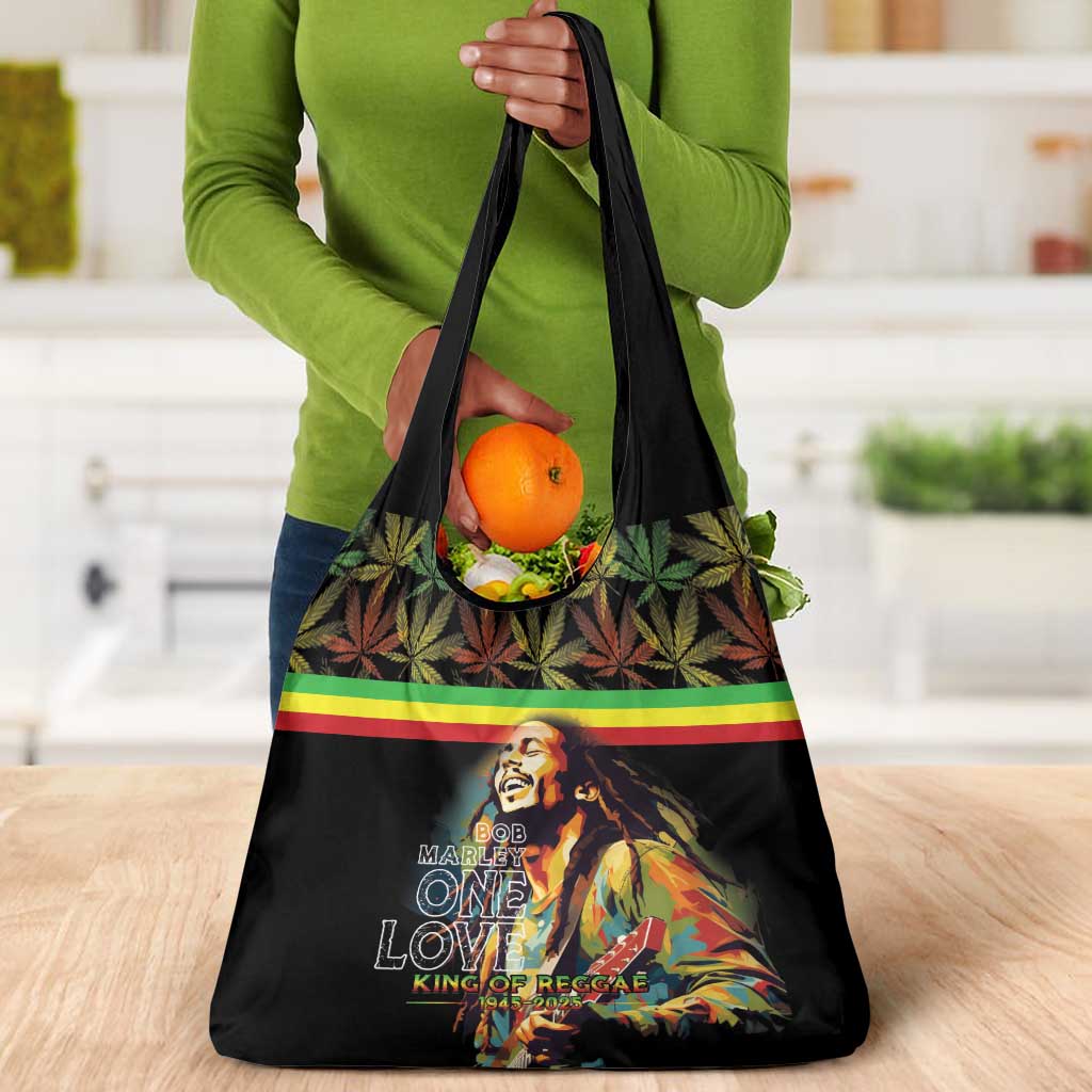 Jamaica Legend Bob Birthday Grocery Bag Thank You For The Memories