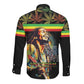 Jamaica Legend Bob Birthday Long Sleeve Button Shirt Thank You For The Memories