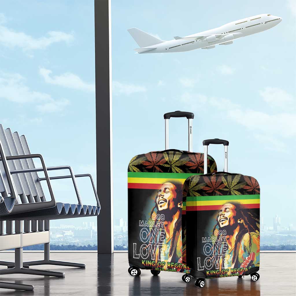 Jamaica Legend Bob Birthday Luggage Cover Thank You For The Memories
