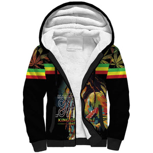 Jamaica Legend Bob Birthday Sherpa Hoodie Thank You For The Memories