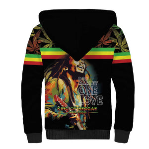 Jamaica Legend Bob Birthday Sherpa Hoodie Thank You For The Memories