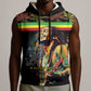 Jamaica Legend Bob Birthday Sleeveless Hoodie Thank You For The Memories - African Pride