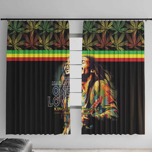 Jamaica Legend Bob Birthday Window Curtain Thank You For The Memories