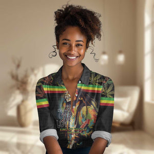 Jamaica Legend Bob Birthday Women Casual Shirt Thank You For The Memories LT15