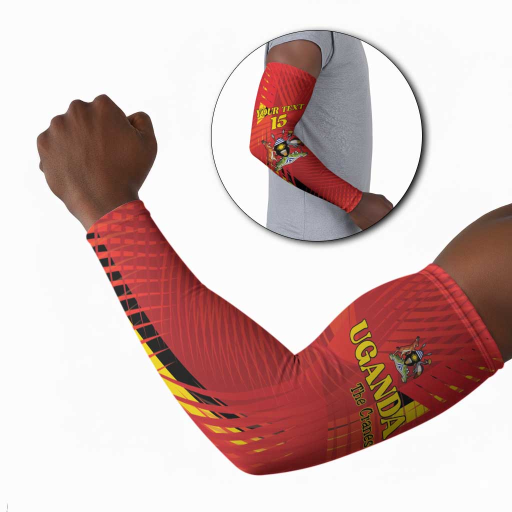 Custom Uganda Football Arm Sleeves Go Champions Cranes - African Pride