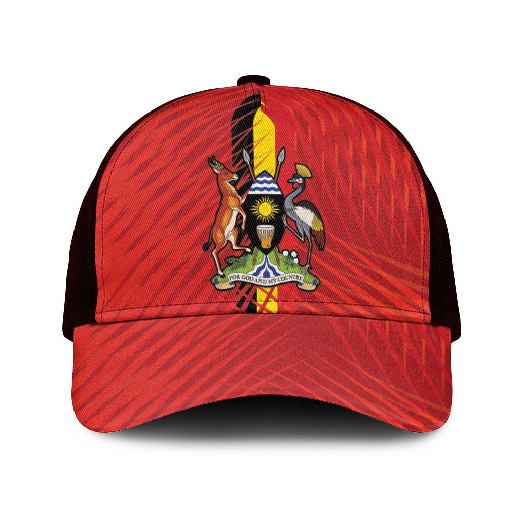 Uganda Football Baseball Net Cap Go Champions Cranes - African Pride