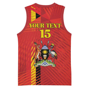 Custom Uganda Football Basketball Jersey Go Champions Cranes - African Pride