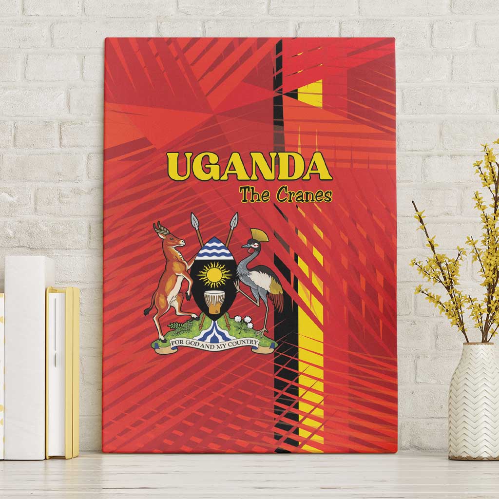 Uganda Football Canvas Wall Art Go Champions Cranes - African Pride