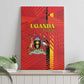 Uganda Football Canvas Wall Art Go Champions Cranes - African Pride
