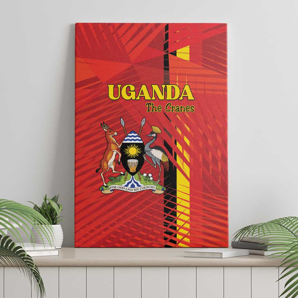 Uganda Football Canvas Wall Art Go Champions Cranes - African Pride