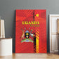 Uganda Football Canvas Wall Art Go Champions Cranes - African Pride