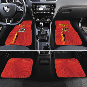 Custom Uganda Football Car Mats Go Champions Cranes - African Pride