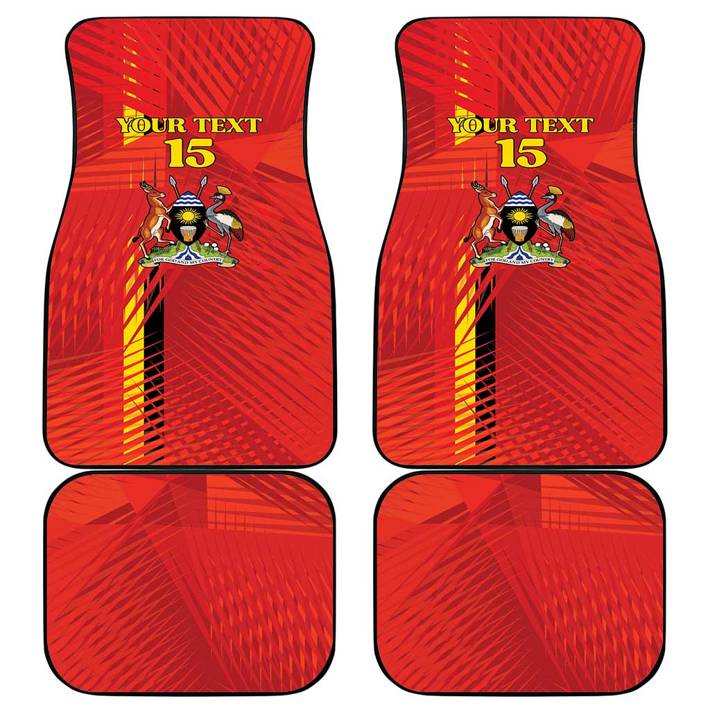 Custom Uganda Football Car Mats Go Champions Cranes - African Pride