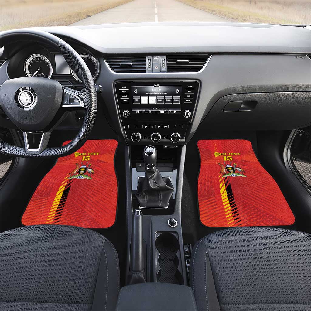 Custom Uganda Football Car Mats Go Champions Cranes - African Pride