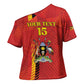 Custom Uganda Football Cross Shoulder Shirt Go Champions Cranes - African Pride