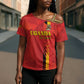 Custom Uganda Football Cross Shoulder Shirt Go Champions Cranes - African Pride