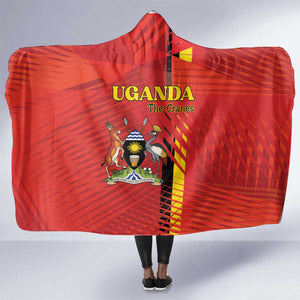 Uganda Football Hooded Blanket Go Champions Cranes - African Pride