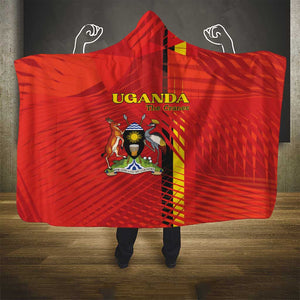 Uganda Football Hooded Blanket Go Champions Cranes - African Pride