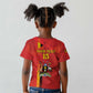 Custom Uganda Football Kid T shirt Go Champions Cranes LT15