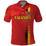 Custom Uganda Football Polo Shirt Go Champions Cranes LT15