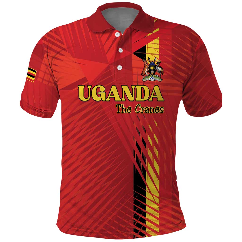 Custom Uganda Football Polo Shirt Go Champions Cranes LT15