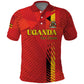 Custom Uganda Football Polo Shirt Go Champions Cranes LT15