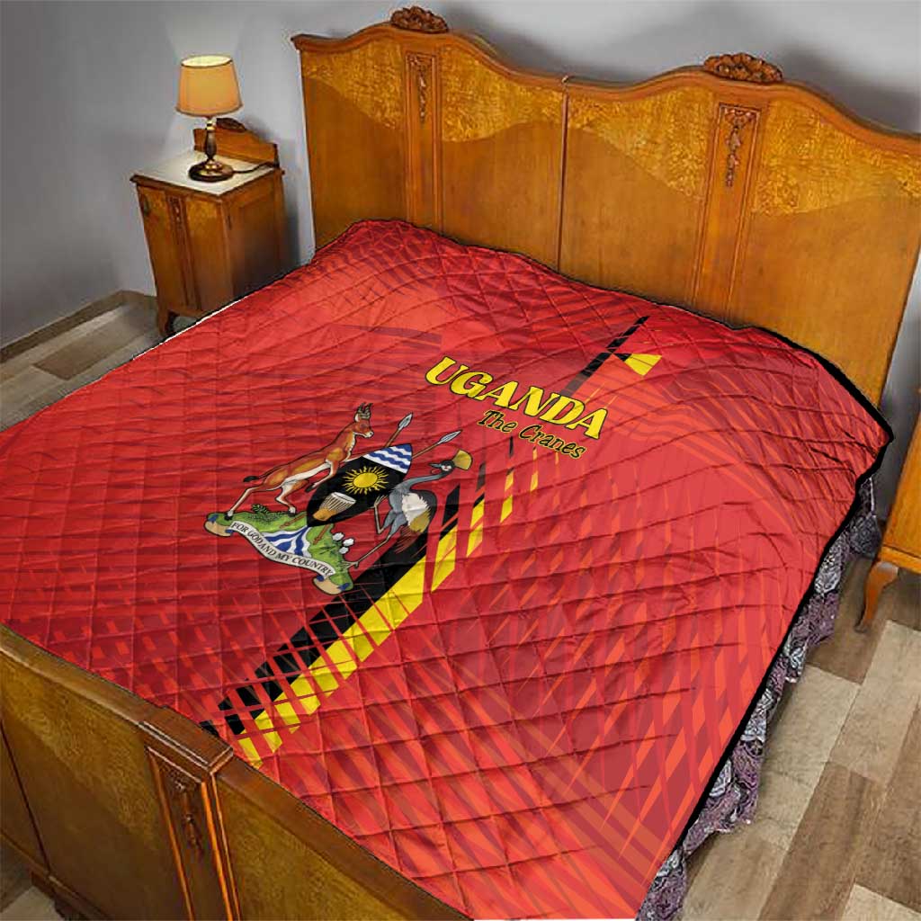 Uganda Football Quilt Go Champions Cranes - African Pride