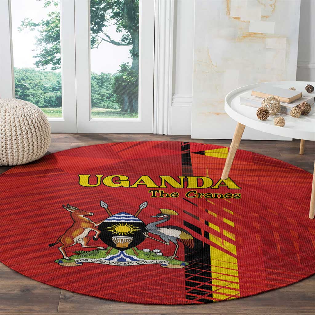 Uganda Football Round Carpet Go Champions Cranes - African Pride