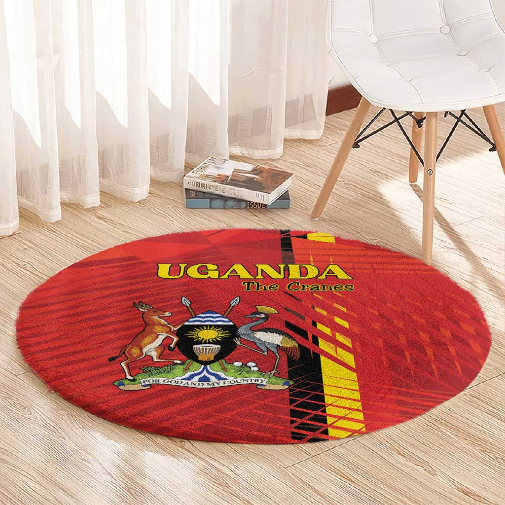Uganda Football Round Carpet Go Champions Cranes - African Pride