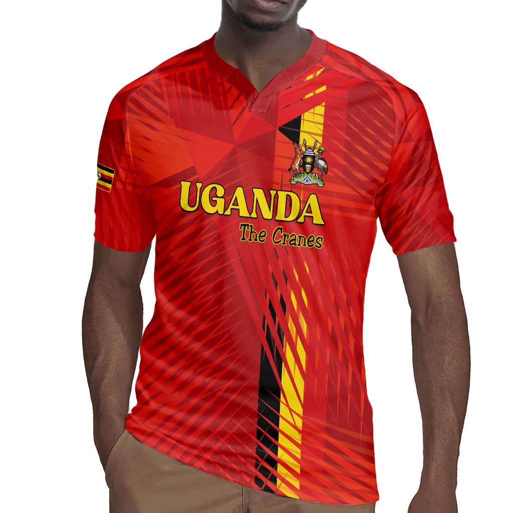 Custom Uganda Football Rugby Jersey Go Champions Cranes LT15