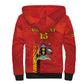 Custom Uganda Football Sherpa Hoodie Go Champions Cranes - African Pride