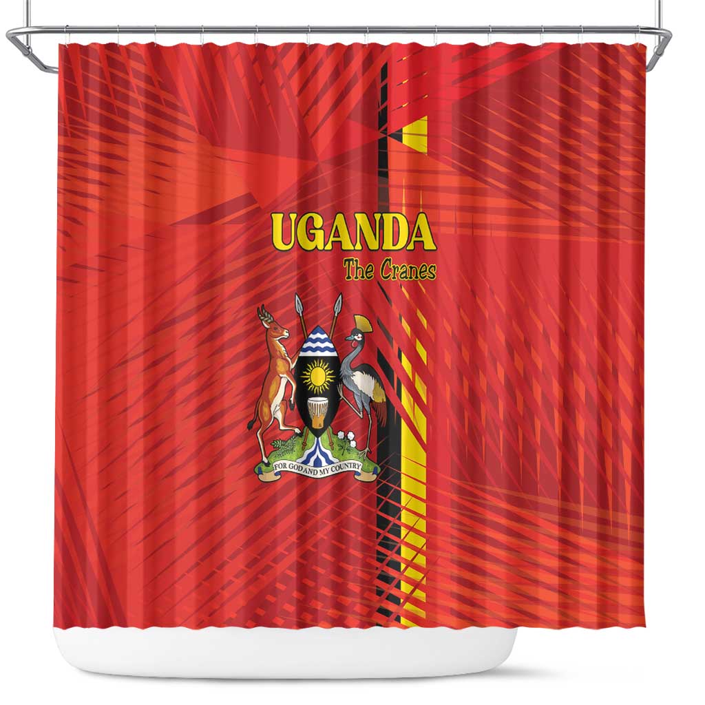 Uganda Football Shower Curtain Go Champions Cranes - African Pride