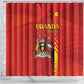 Uganda Football Shower Curtain Go Champions Cranes - African Pride