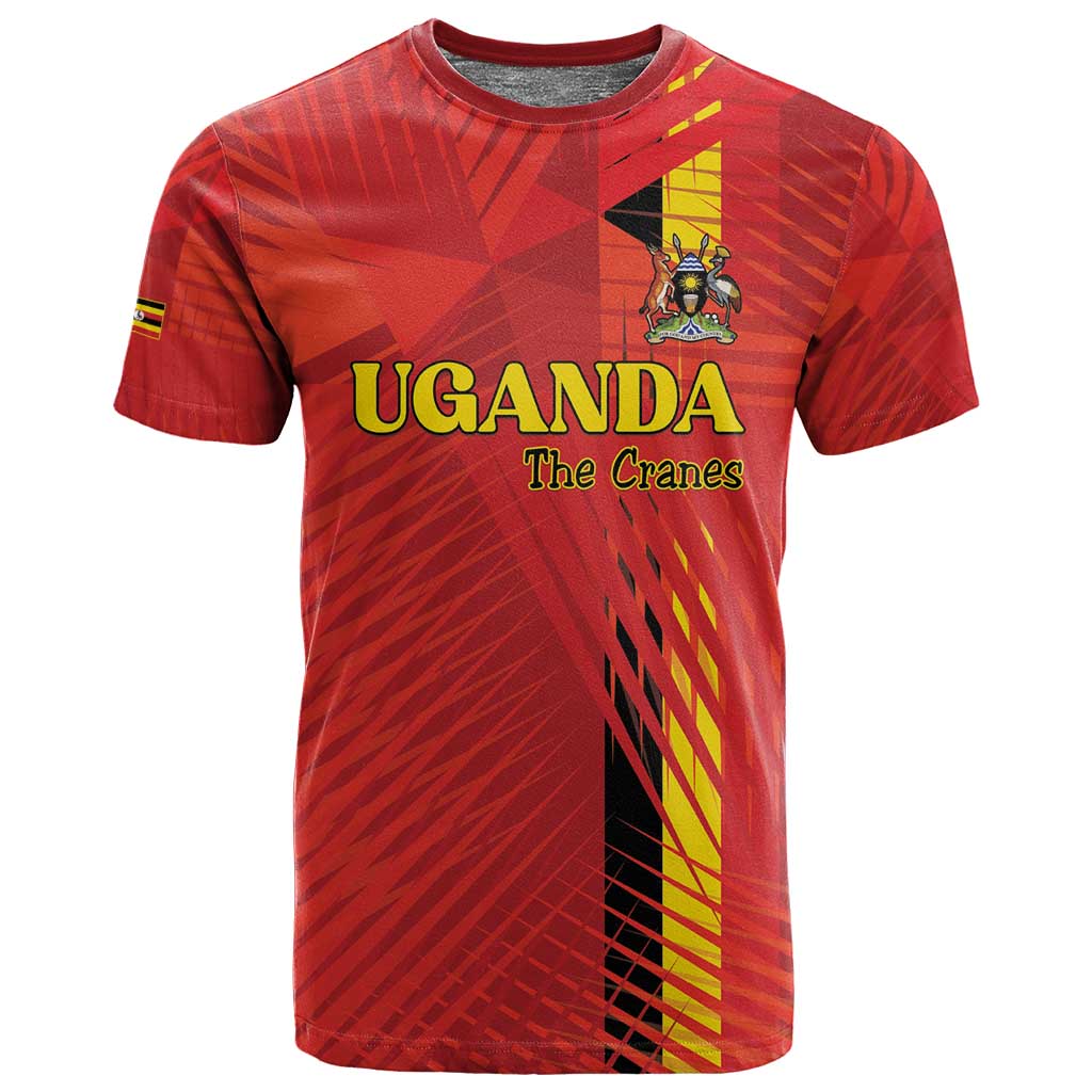 Custom Uganda Football T shirt Go Champions Cranes - African Pride